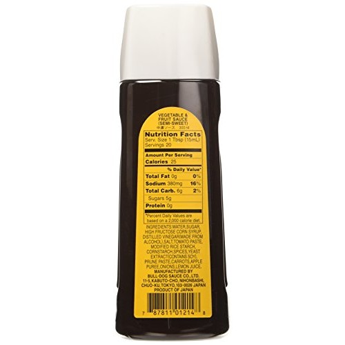 Bull-Dog - Vegetable &Amp; Fruit Sauce Chuno Sauce 10.1 Fl. Oz.