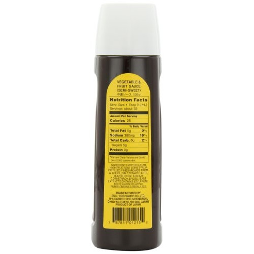 Bull-Dog, Vegetable &Amp; Fruit Sauce, 16.9-Ounce Units Pack Of 4