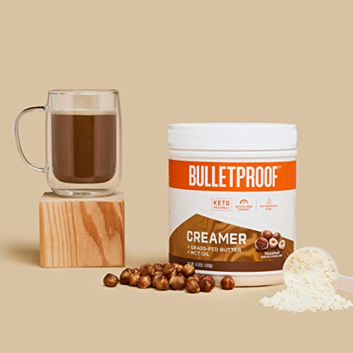 Bulletproof Hazelnut Creamer, 14.8 Ounces, Keto Coffee Creamer W