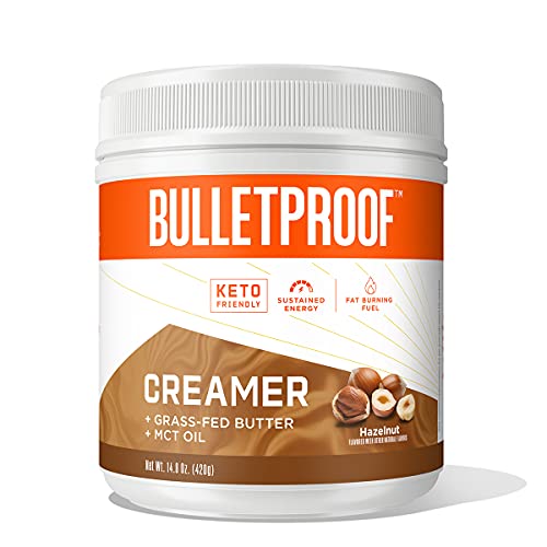 Bulletproof Hazelnut Creamer, 14.8 Ounces, Keto Coffee Creamer W