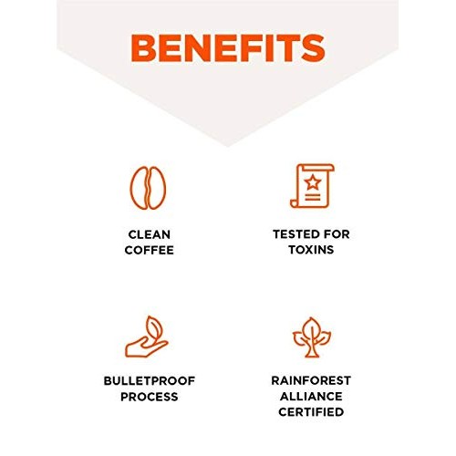  Bulletproof Luminate Ground Coffee, Premium Light Roast Gourmet