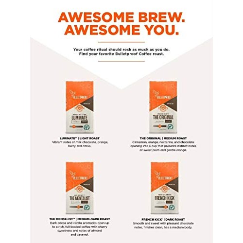 Bulletproof The Original Ground Coffee, Medium Roast, Keto Frien