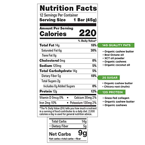 Collagen Protein Bars, Lemon Cookie, 12G Protein, 12 Pack, Bulle