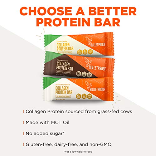 Collagen Protein Bars, Lemon Cookie, 12G Protein, 12 Pack, Bulle