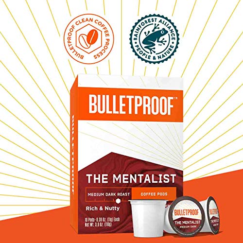 The Mentalist Single-Serve Pods, Medium Dark Roast, 10 Count, Bu