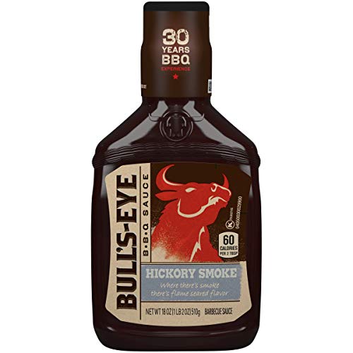 Bulls Eye Hickory Smoke Bbq Sauce 18 Oz Bottles, Pack Of 6