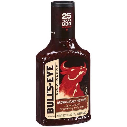 Bulls-Eye Bbq Sauce Brown Sugar &Amp; Hickory 18 Oz, Bottle Pack O