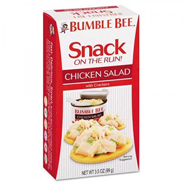 Bumble Bee Snack On The Run! Chicken Salad With Crackers Pack O