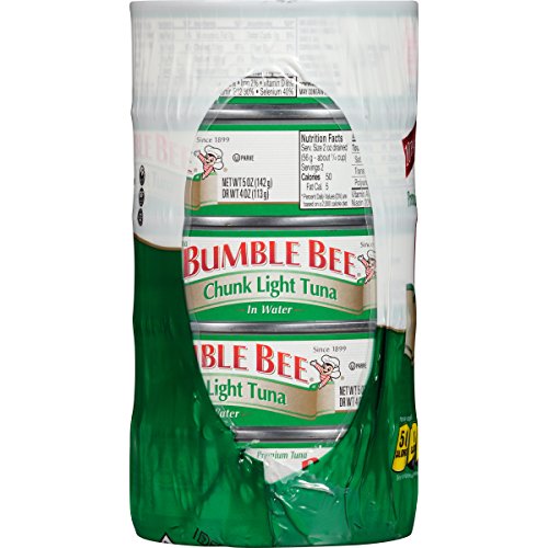 Bumble Bee Chunk Light Tuna In Water, Canned Tuna Fish, High Pro