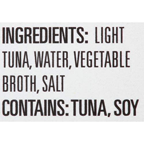 Bumble Bee Chunk Light Tuna In Water, Canned Tuna Fish, High Pro