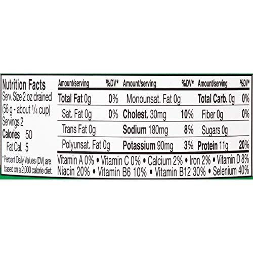 Bumble Bee Chunk Light Tuna In Water, Canned Tuna Fish, High Pro