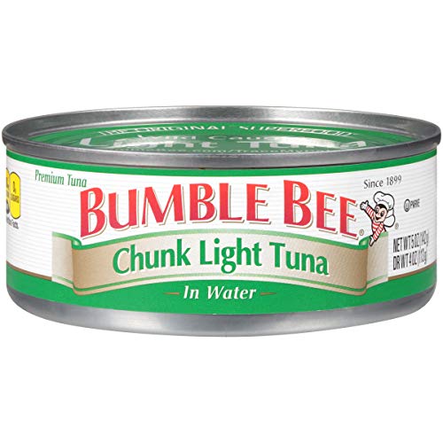 Bumble Bee Chunk Light Tuna In Water, Canned Tuna Fish, High Pro