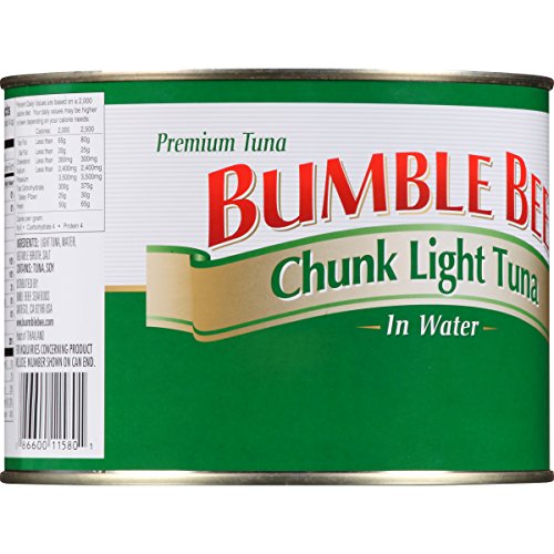Bumble Bee Chunk Light Tuna In Water, Wild Caught, High Protein