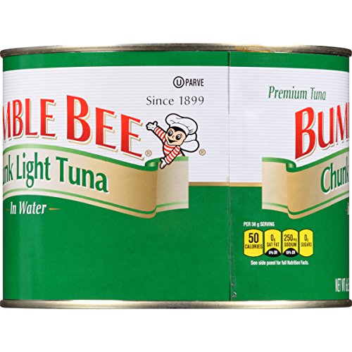Bumble Bee Chunk Light Tuna In Water, Wild Caught, High Protein