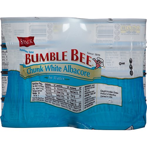 Bumble Bee Chunk White Albacore Tuna In Water, Bulk Canned Tuna
