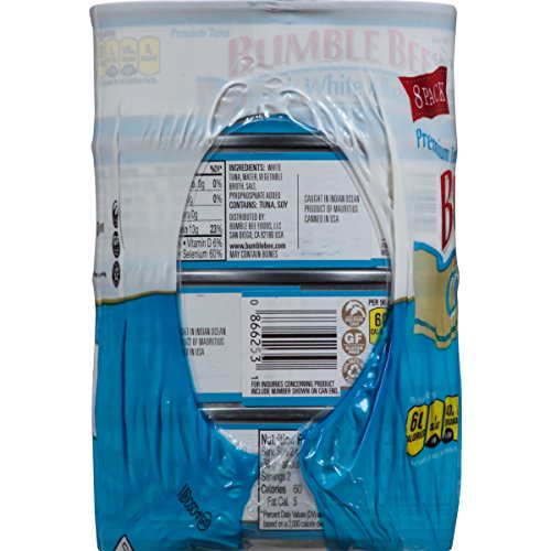 Bumble Bee Chunk White Albacore Tuna In Water, Bulk Canned Tuna