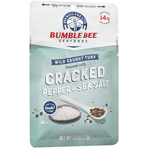 Bumble Bee Cracked Pepper &Amp; Sea Salt Seasoned Tuna, 2.5 Oz. Pouc
