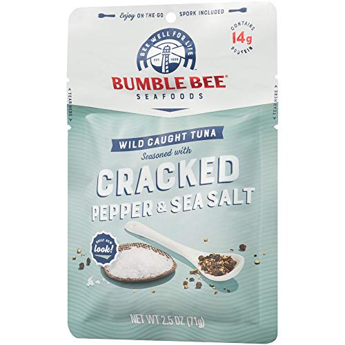 Bumble Bee Cracked Pepper &Amp; Sea Salt Seasoned Tuna, 2.5 Oz. Pouc