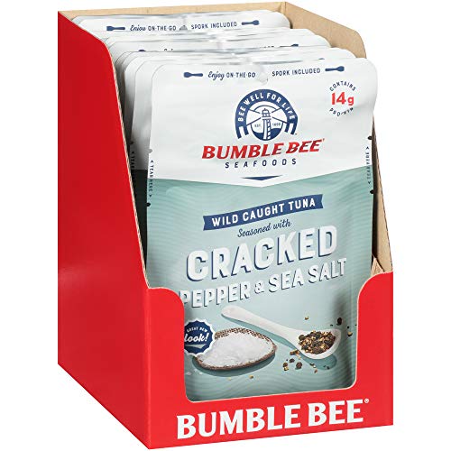 Bumble Bee Cracked Pepper &Amp; Sea Salt Seasoned Tuna, 2.5 Oz. Pouc