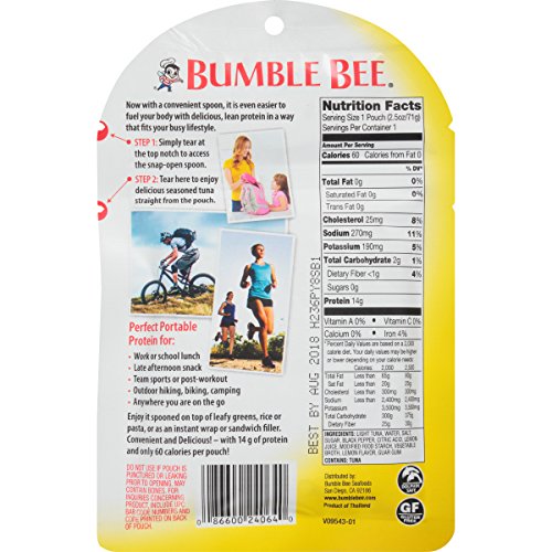 Bumble Bee Cracked Pepper &Amp; Sea Salt Seasoned Tuna