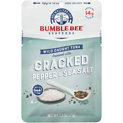 Bumble Bee Cracked Pepper &Amp; Sea Salt Seasoned Tuna, 2.5 Oz. Pouc