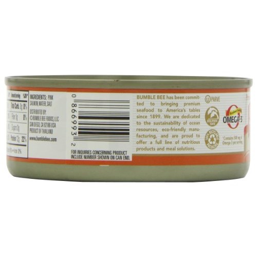Bumble Bee Foods Wild Pink Salmon Skinless Boneless, 5-Ounce Can