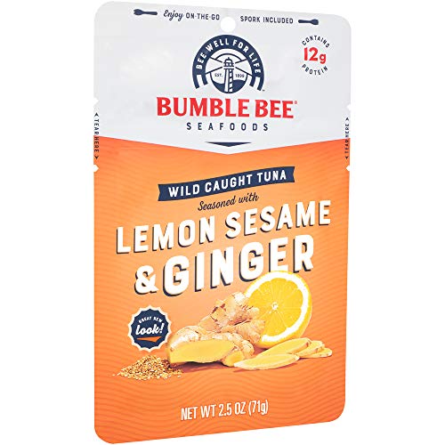 Bumble Bee Lemon Sesame &Amp; Ginger Seasoned Tuna, 2.5 Oz. Pouch Wi