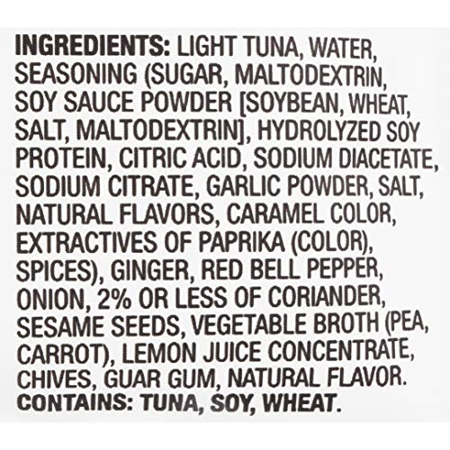 Bumble Bee Lemon Sesame &Amp; Ginger Seasoned Tuna, 2.5 Oz. Pouch Wi