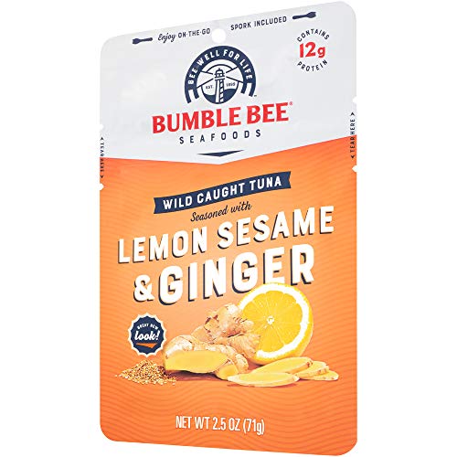 Bumble Bee Lemon Sesame &Amp; Ginger Seasoned Tuna, 2.5 Oz. Pouch Wi