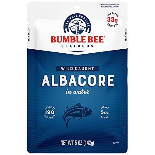 Bumble Bee Premium Albacore Tuna In Water Pouch, High Protein Fo