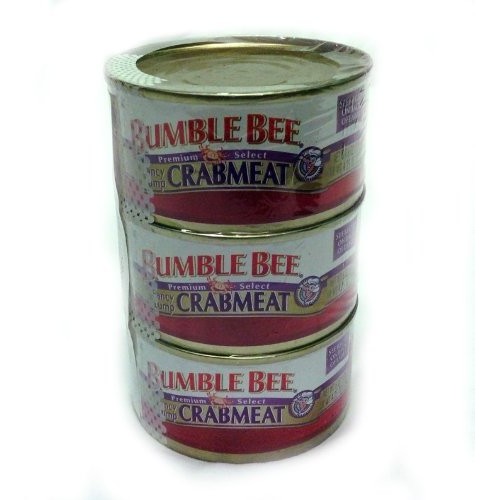 Bumble Bee Premium Select Crabmeat 3 - 6 Oz. Cans