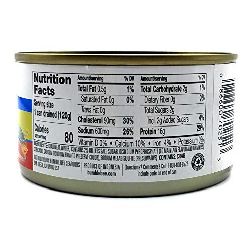Bumble Bee Premium Select White Crabmeat 6Oz. 3 Cans
