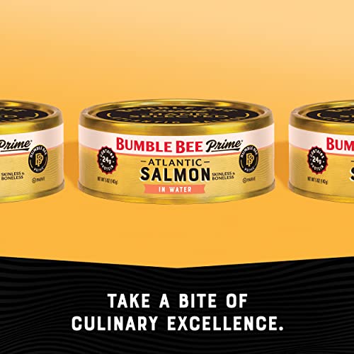 Bumble Bee Prime Atlantic Salmon, 5 oz Cans Pack of 12 - Premi...