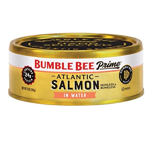 Bumble Bee Prime Atlantic Salmon, 5 oz Cans Pack of 12 - Premi...
