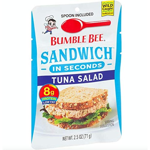 Bumble Bee Sandwich In Seconds Tuna Salad, 2.5 Ounce Pouches Pa