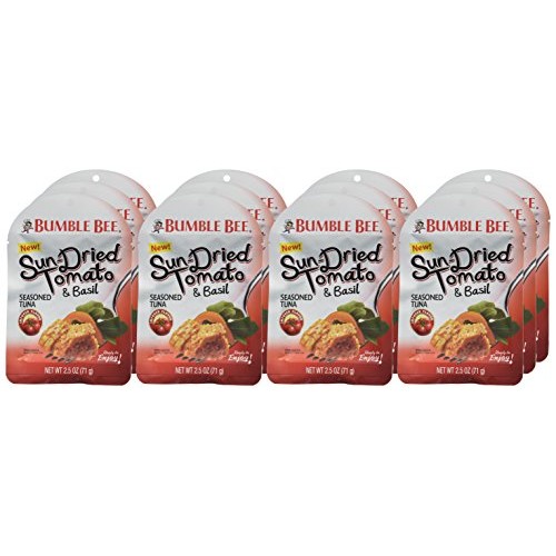 Bumble Bee Seasoned Tuna Pouch With Spoon Tuna Fish, Sun-Dried T