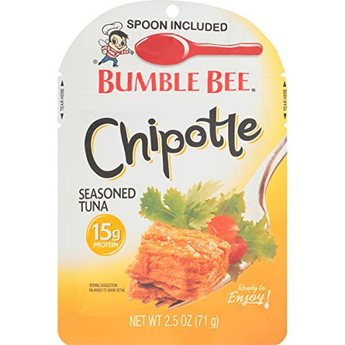 Bumble Bee Seasoned Tuna Pouch With Spoon Tuna Fish, Chipotle, 2