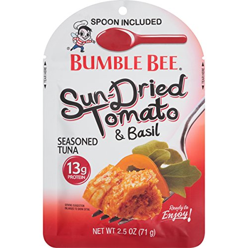 Bumble Bee Seasoned Tuna Pouch With Spoon Tuna Fish, Sun-Dried T