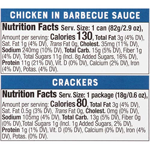 Bumble Bee Snack On The Run! Bbq Chicken With Crackers Kit, 3.5