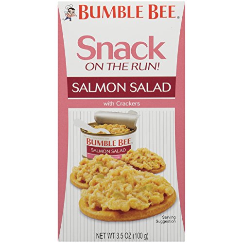 Bumble Bee Snack On The Run! Salmon Salad With Crackers Kit, 3.5