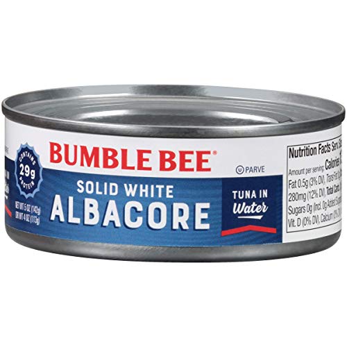 Bumble Bee Solid White Albacore Tuna Fish In Water, Canned Tuna
