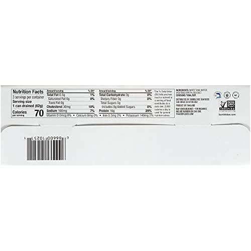 Bumble Bee Solid White Albacore Tuna In Water, Canned Tuna Fish,