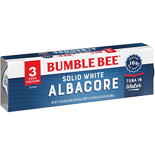 Bumble Bee Solid White Albacore Tuna In Water, Canned Tuna Fish,