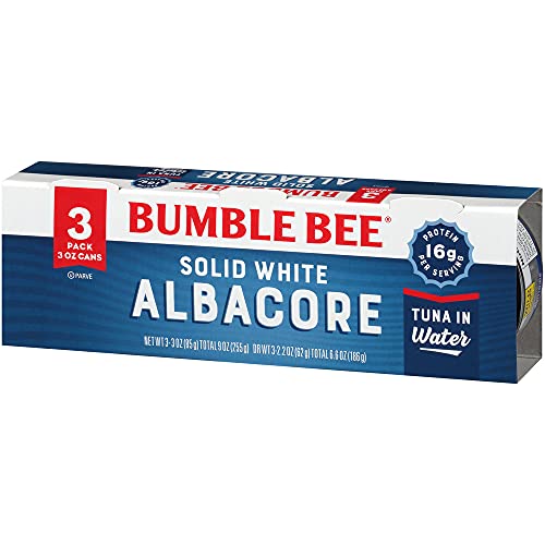 Bumble Bee Solid White Albacore Tuna In Water, Canned Tuna Fish,