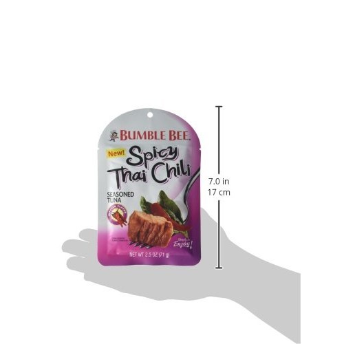Bumble Bee Spicy Thai Chili Seasoned Tuna Pouch With Spoon, Glut