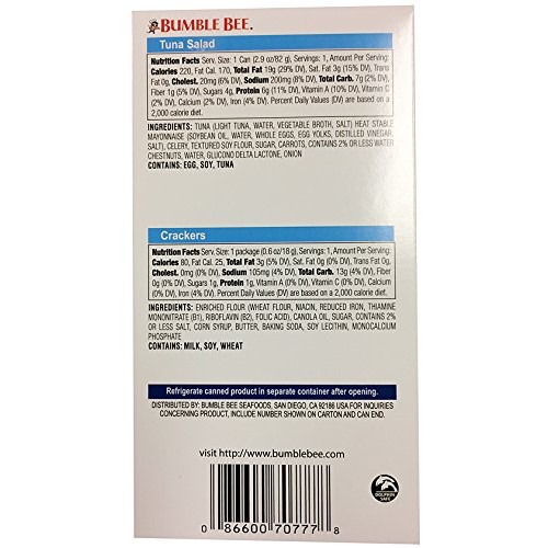 Bumble Bee Tuna Salad &Amp; Chicken Salad 3.5 Ounce Variety Pack Of