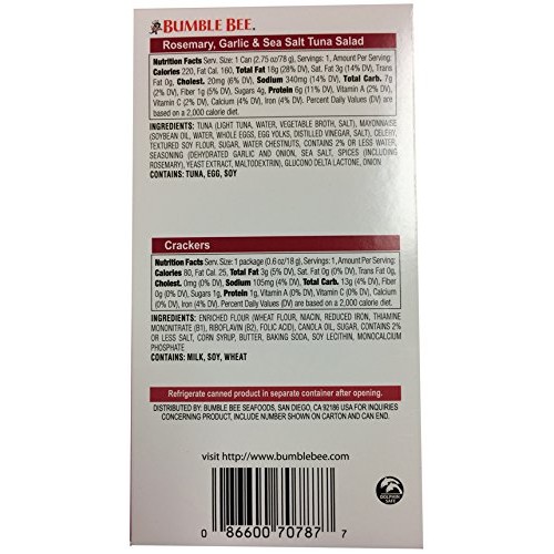 Bumble Bee Tuna Salad, Cheesy Tuna Melt, Rosemary Garlic Tuna Sa