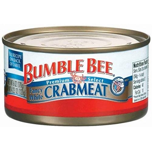 Bumble Bee White Crabmeat, 6 Ounce Tins Pack Of 12