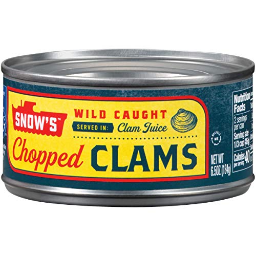 Snows Clam Chopped, 6.5-Ounce Cans Pack Of 12