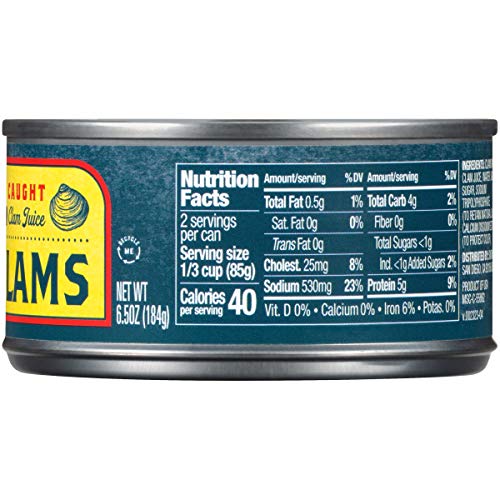 Snows Clam Chopped, 6.5-Ounce Cans Pack Of 12